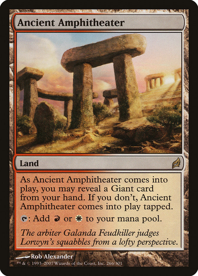 Ancient Amphitheater [Lorwyn] | Game Grid - Logan