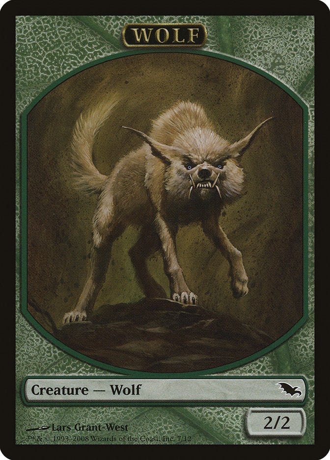 Wolf Token [Shadowmoor Tokens] | Game Grid - Logan