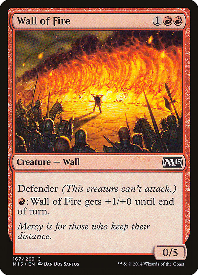 Wall of Fire [Magic 2015] | Game Grid - Logan