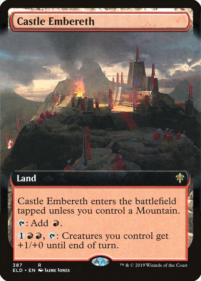 Castle Embereth (Extended Art) [Throne of Eldraine] | Game Grid - Logan