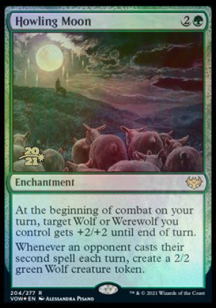 Howling Moon [Innistrad: Crimson Vow Prerelease Promos] | Game Grid - Logan