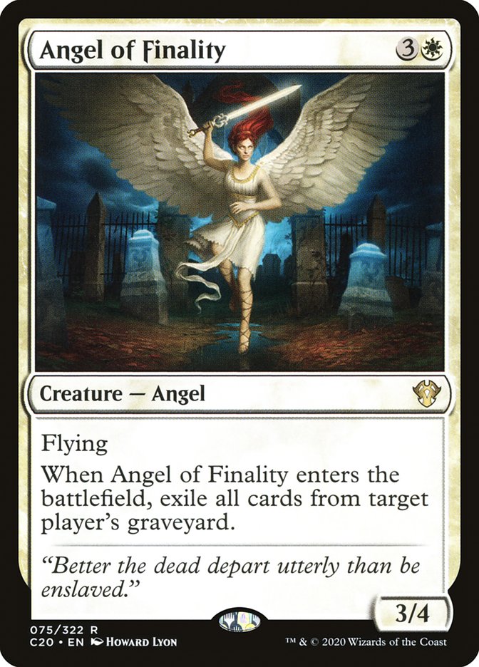 Angel of Finality [Commander 2020] | Game Grid - Logan