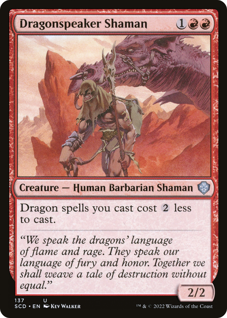 Dragonspeaker Shaman [Starter Commander Decks] | Game Grid - Logan