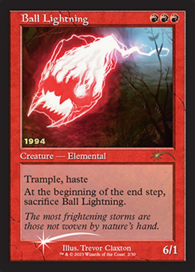 Ball Lightning [30th Anniversary Promos] | Game Grid - Logan