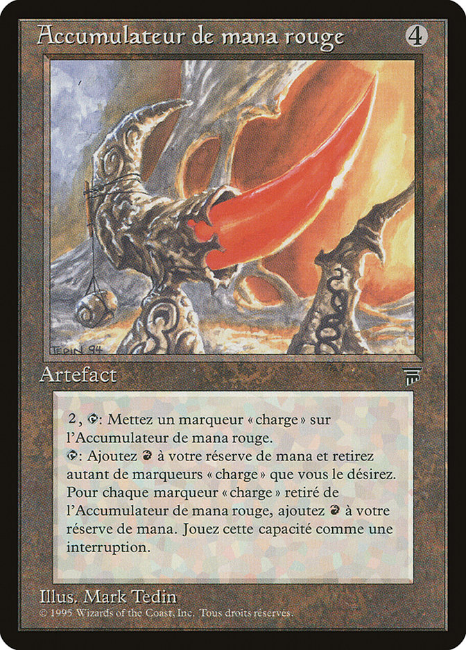 Red Mana Battery (French) - "Accumulateur de mana rogue" [Renaissance] | Game Grid - Logan