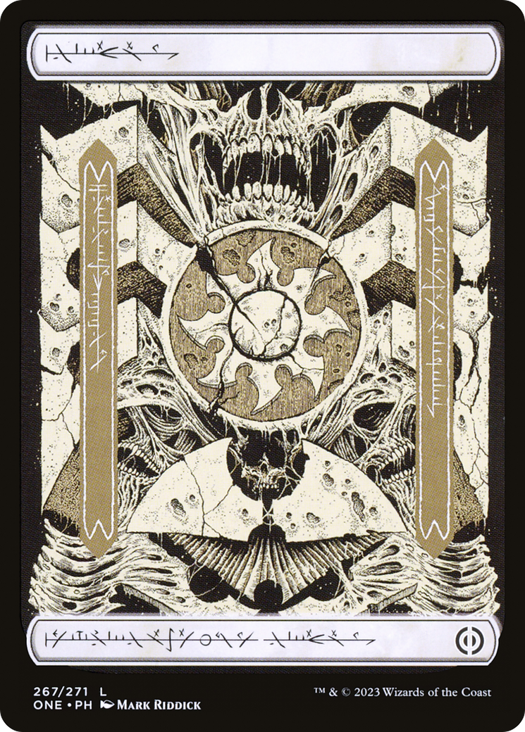 Plains (267) (Phyrexian) [Phyrexia: All Will Be One] | Game Grid - Logan