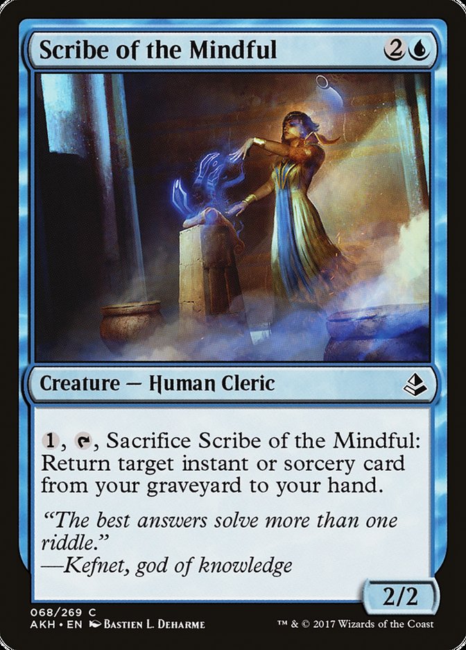 Scribe of the Mindful [Amonkhet] | Game Grid - Logan