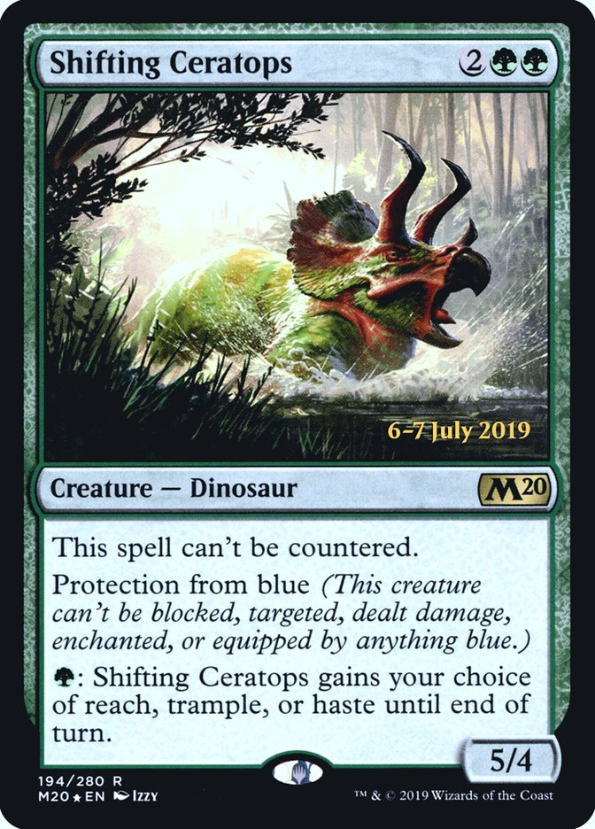 Shifting Ceratops [Core Set 2020 Prerelease Promos] | Game Grid - Logan