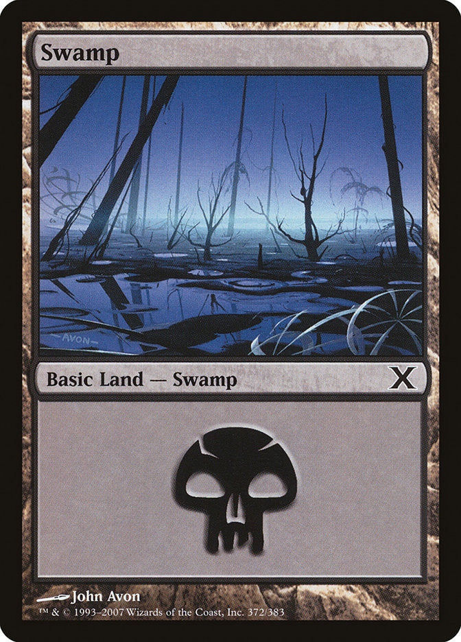 Swamp (372) [Tenth Edition] | Game Grid - Logan
