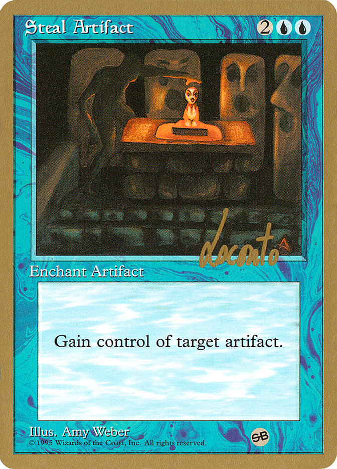 Steal Artifact (Michael Loconto) (SB) [Pro Tour Collector Set] | Game Grid - Logan