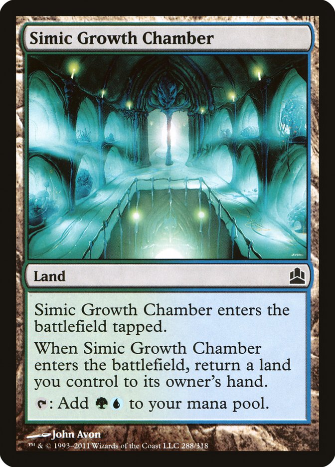 Simic Growth Chamber [Commander 2011] | Game Grid - Logan