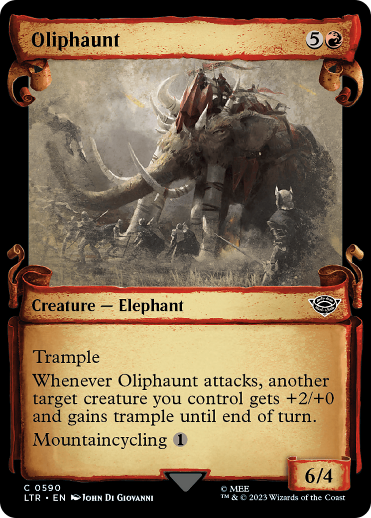 Oliphaunt [The Lord of the Rings: Tales of Middle-Earth Showcase Scrolls] | Game Grid - Logan