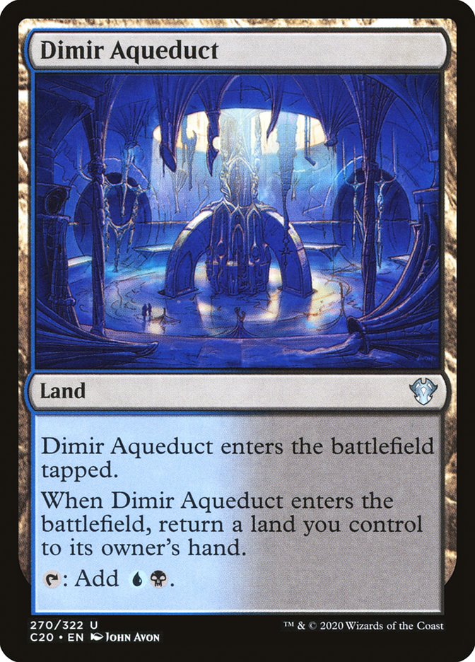 Dimir Aqueduct [Commander 2020] | Game Grid - Logan