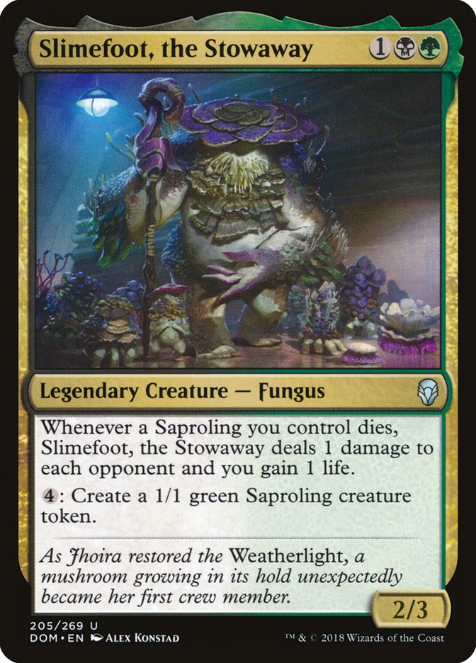 Slimefoot, the Stowaway [Dominaria] | Game Grid - Logan