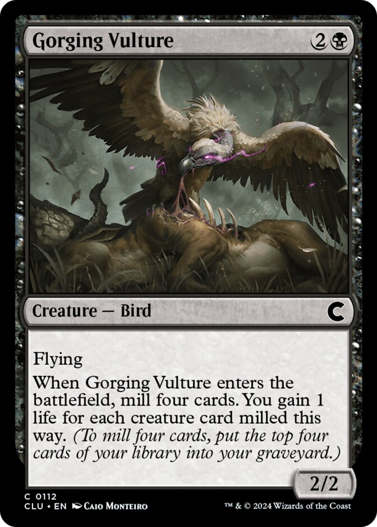 Gorging Vulture [Ravnica: Clue Edition] | Game Grid - Logan