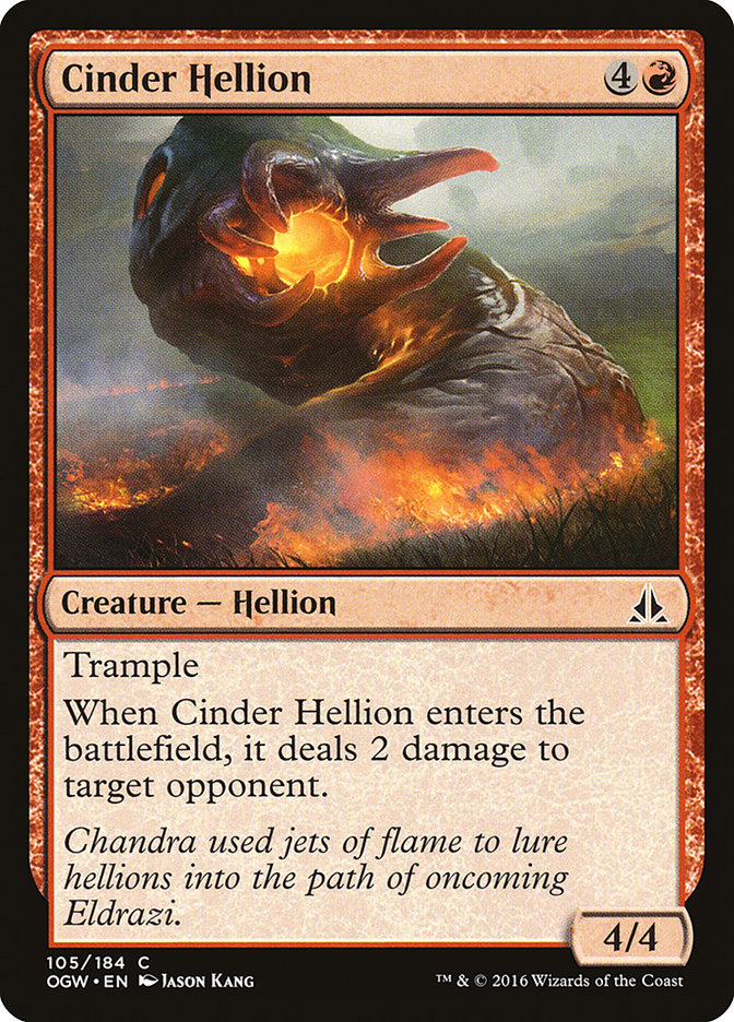 Cinder Hellion [Oath of the Gatewatch] | Game Grid - Logan