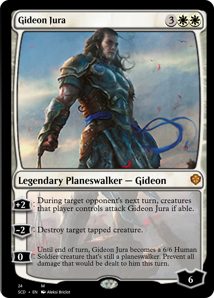 Gideon Jura [Starter Commander Decks] | Game Grid - Logan