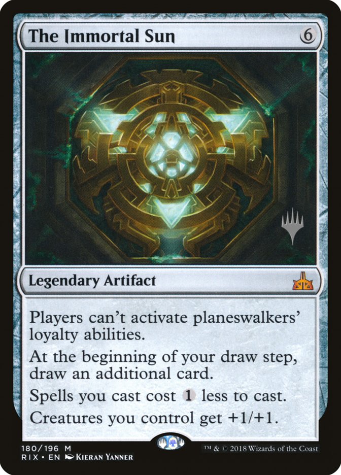 The Immortal Sun (Promo Pack) [Rivals of Ixalan Promos] | Game Grid - Logan