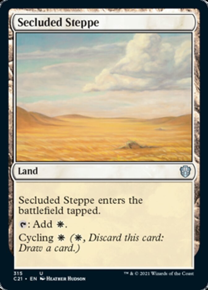Secluded Steppe [Commander 2021] | Game Grid - Logan