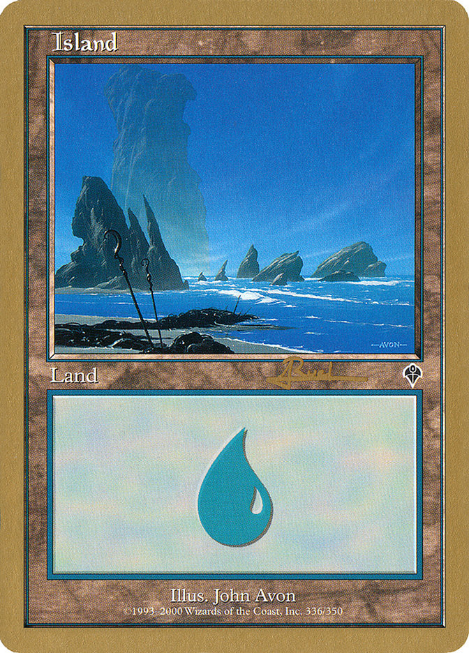 Island (ar336) (Antoine Ruel) [World Championship Decks 2001] | Game Grid - Logan