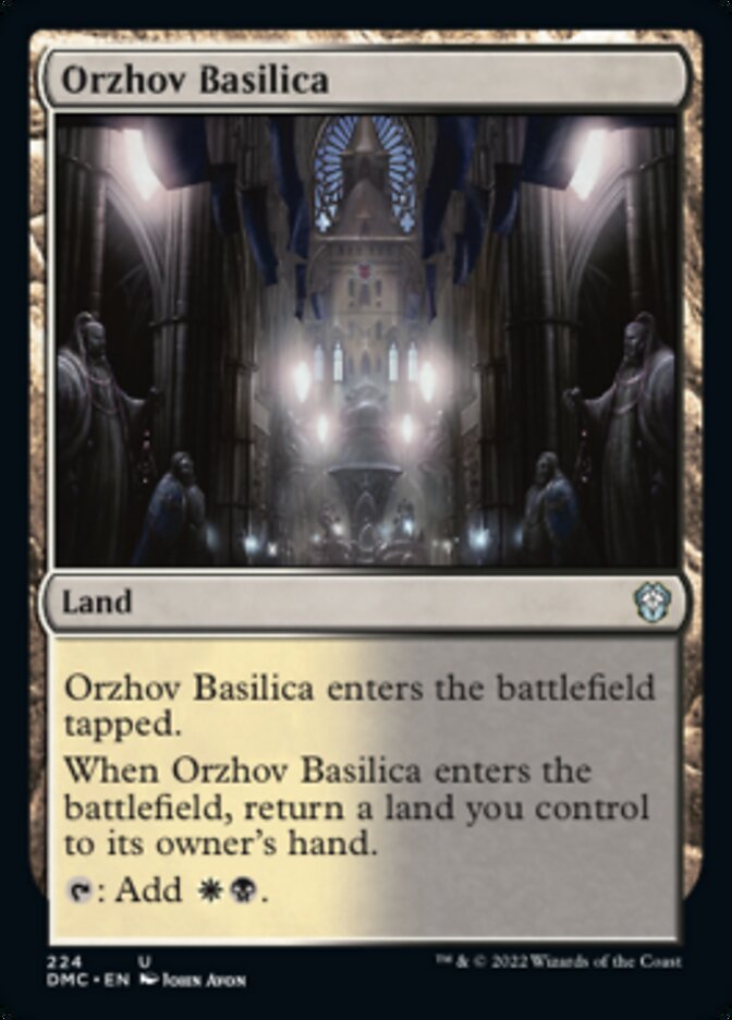 Orzhov Basilica [Dominaria United Commander] | Game Grid - Logan