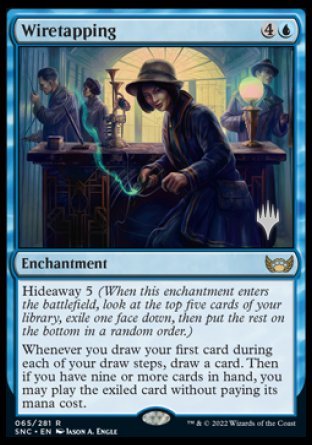 Wiretapping (Promo Pack) [Streets of New Capenna Promos] | Game Grid - Logan