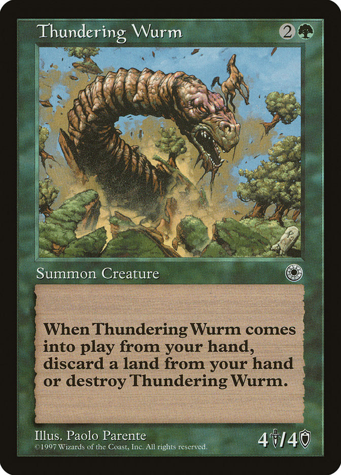 Thundering Wurm [Portal] | Game Grid - Logan