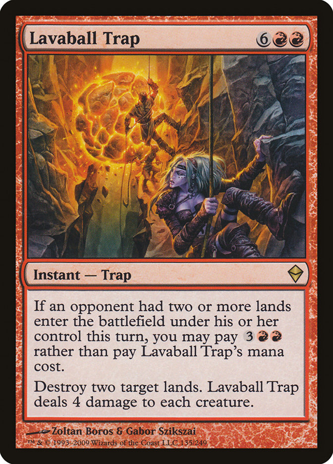 Lavaball Trap [Zendikar] | Game Grid - Logan