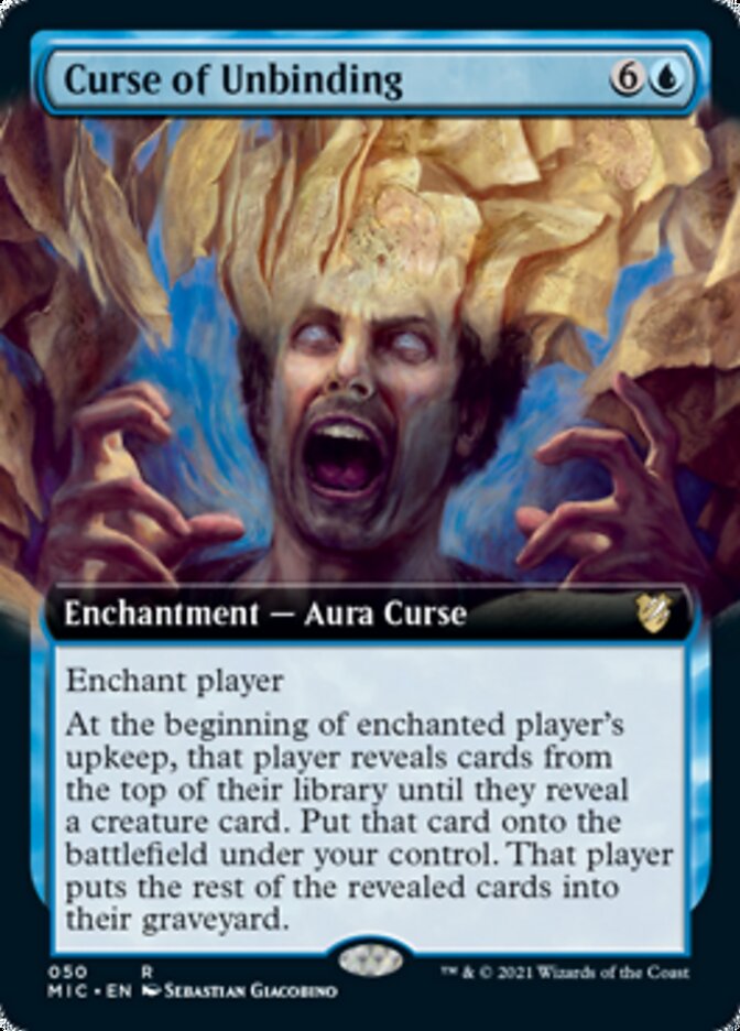 Curse of Unbinding (Extended Art) [Innistrad: Midnight Hunt Commander] | Game Grid - Logan