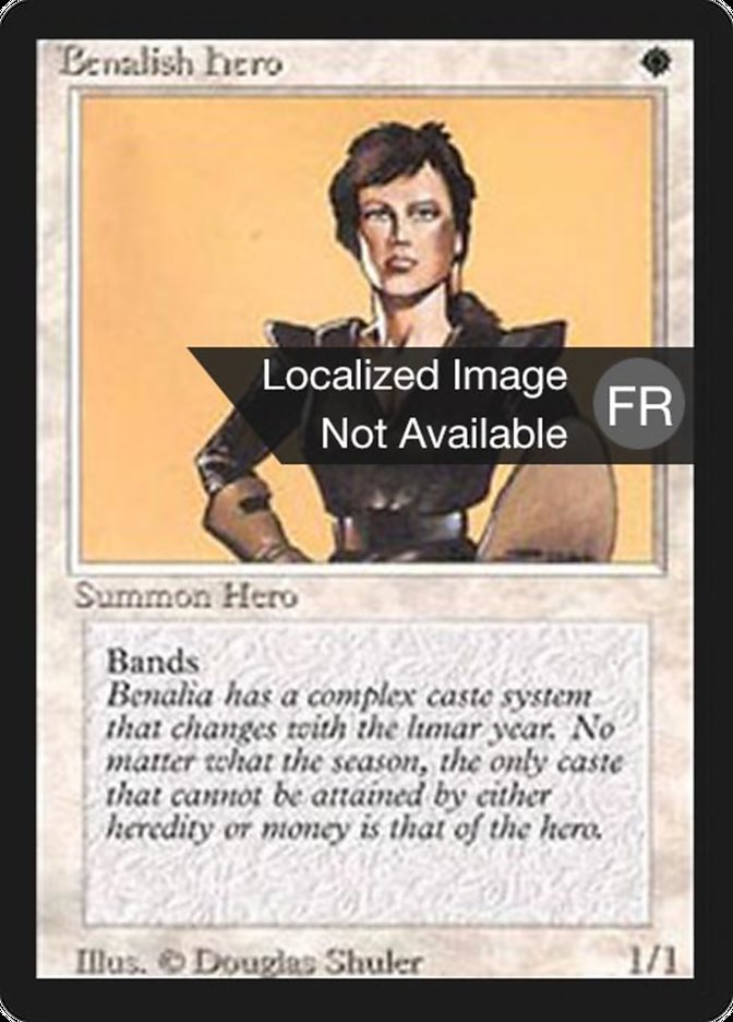 Benalish Hero [Foreign Black Border] | Game Grid - Logan