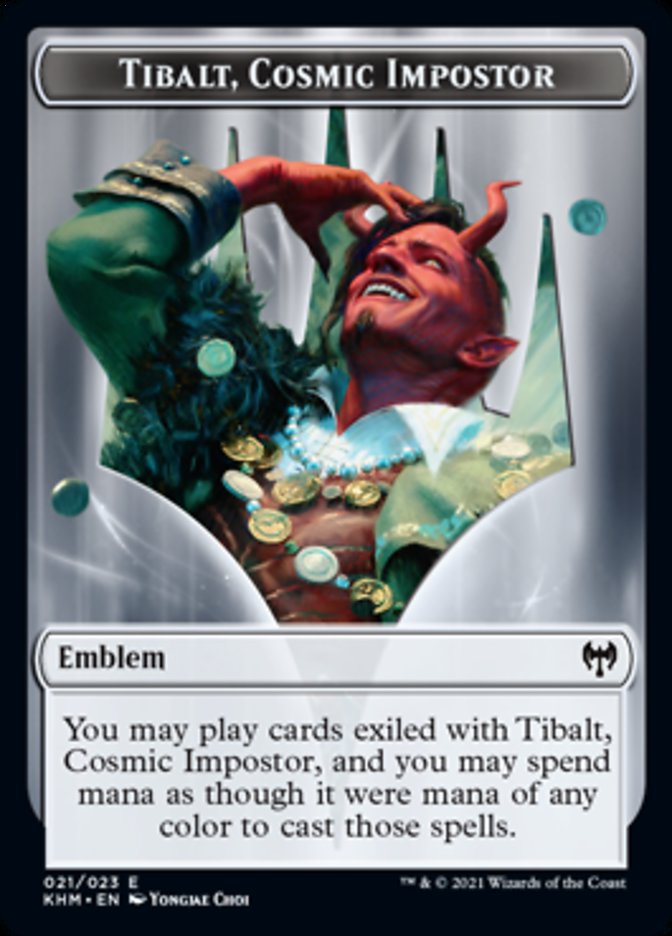 Tibalt, Cosmic Impostor Emblem [Kaldheim Tokens] | Game Grid - Logan