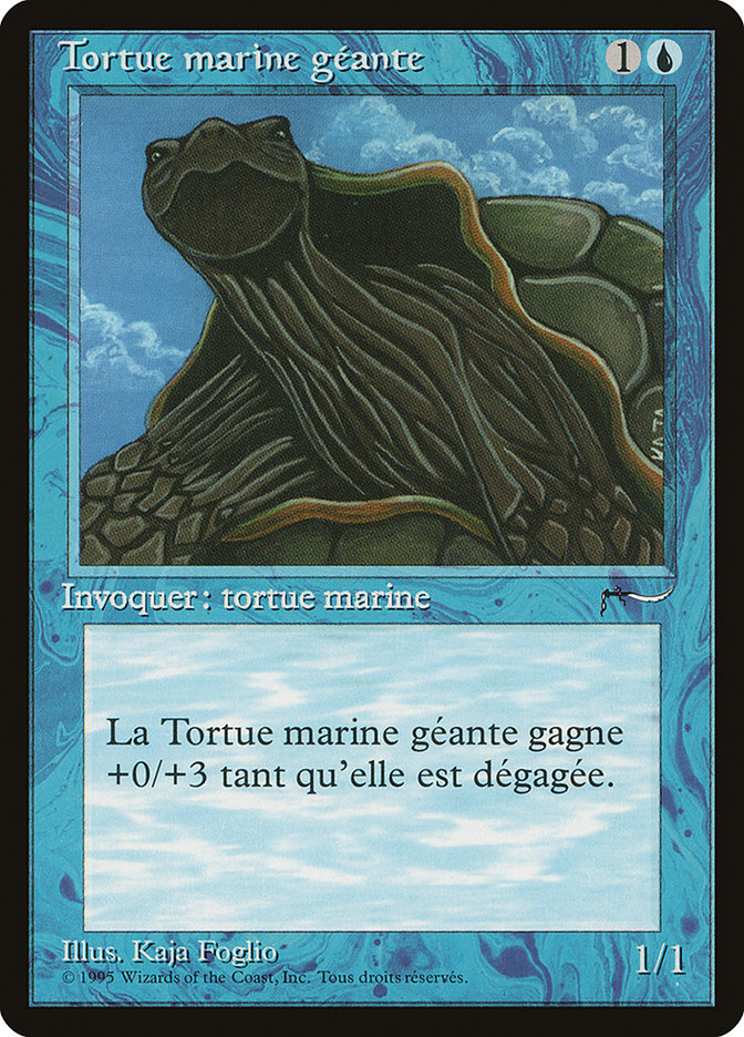 Giant Tortoise (French) - "Tortue marine geante" [Renaissance] | Game Grid - Logan
