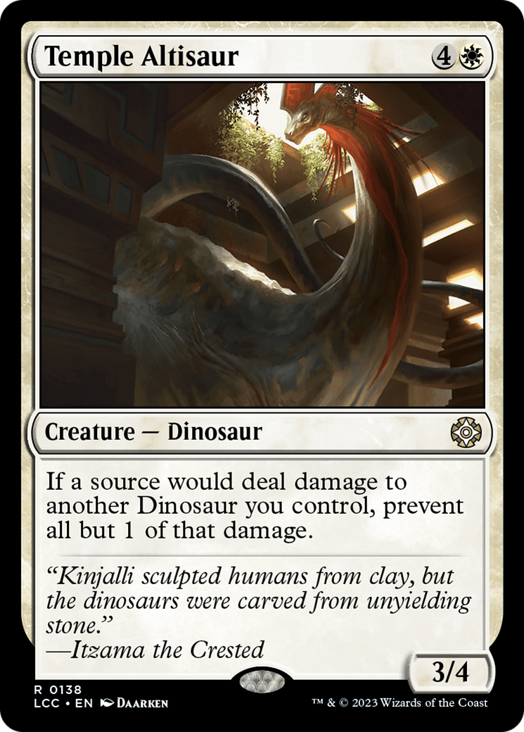 Temple Altisaur [The Lost Caverns of Ixalan Commander] | Game Grid - Logan