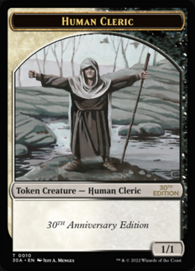 Human Cleric Token [30th Anniversary Tokens] | Game Grid - Logan