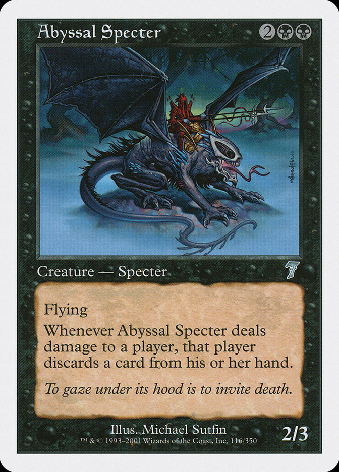 Abyssal Specter [Seventh Edition] | Game Grid - Logan