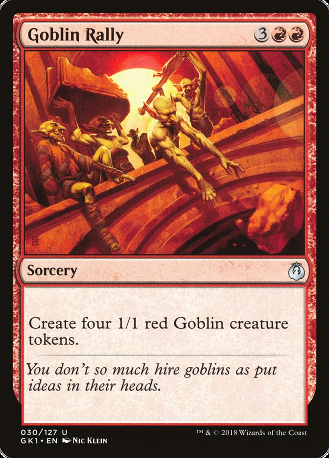 Goblin Rally [Guilds of Ravnica Guild Kit] | Game Grid - Logan