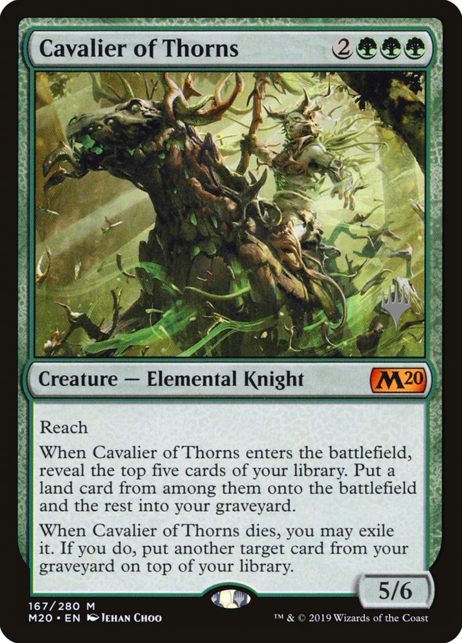 Cavalier of Thorns (Promo Pack) [Core Set 2020 Promos] | Game Grid - Logan