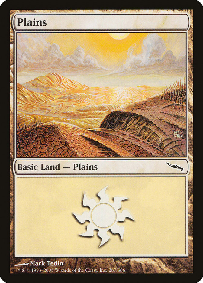 Plains (287) [Mirrodin] | Game Grid - Logan