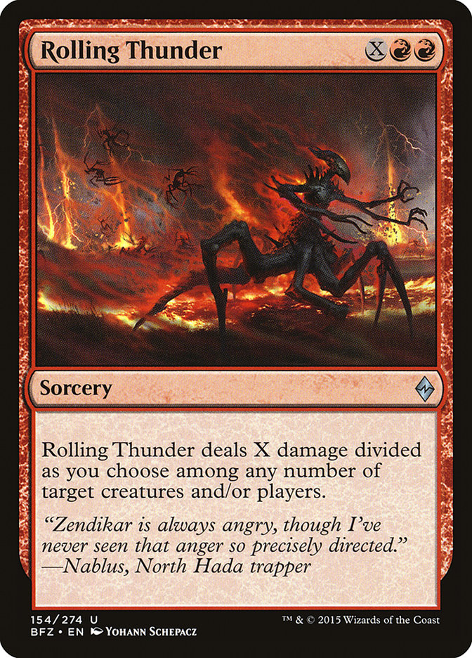 Rolling Thunder [Battle for Zendikar] | Game Grid - Logan