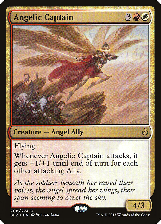 Angelic Captain [Battle for Zendikar] | Game Grid - Logan