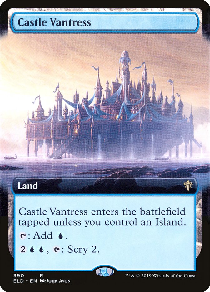 Castle Vantress (Extended Art) [Throne of Eldraine] | Game Grid - Logan