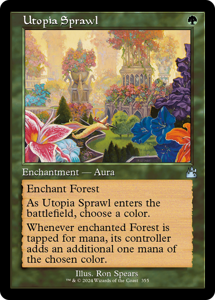 Utopia Sprawl (Retro Frame) [Ravnica Remastered] | Game Grid - Logan