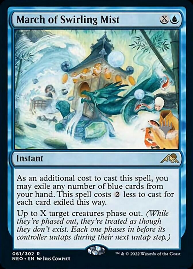 March of Swirling Mist (Promo Pack) [Kamigawa: Neon Dynasty Promos] | Game Grid - Logan