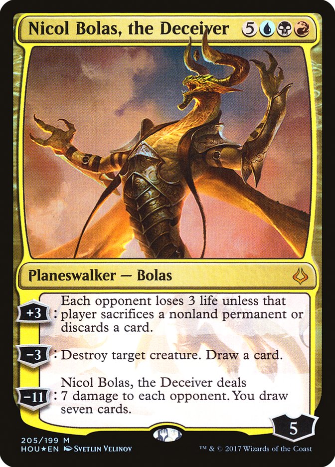 Nicol Bolas, the Deceiver [Hour of Devastation] | Game Grid - Logan