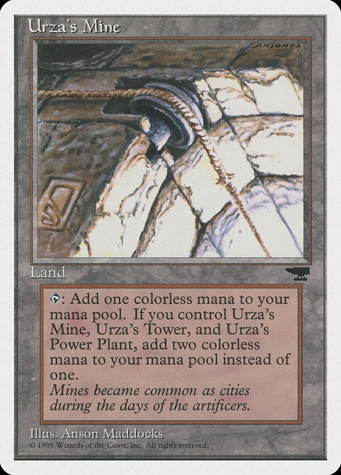 Urza's Mine (Pulley Embedded in Stone) [Chronicles] | Game Grid - Logan