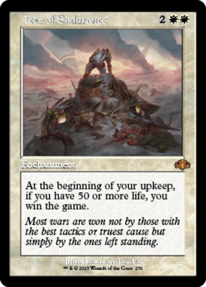 Test of Endurance (Retro) [Dominaria Remastered] | Game Grid - Logan