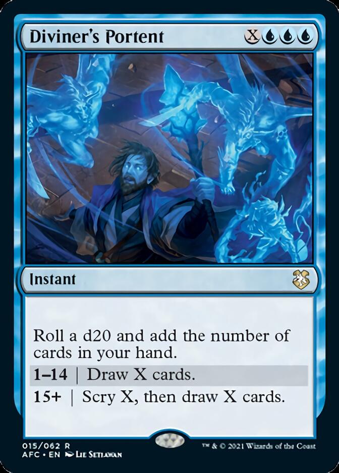 Diviner's Portent [Dungeons & Dragons: Adventures in the Forgotten Realms Commander] | Game Grid - Logan