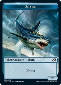 Shark // Human Soldier (003) Double-Sided Token [Ikoria: Lair of Behemoths Tokens] | Game Grid - Logan