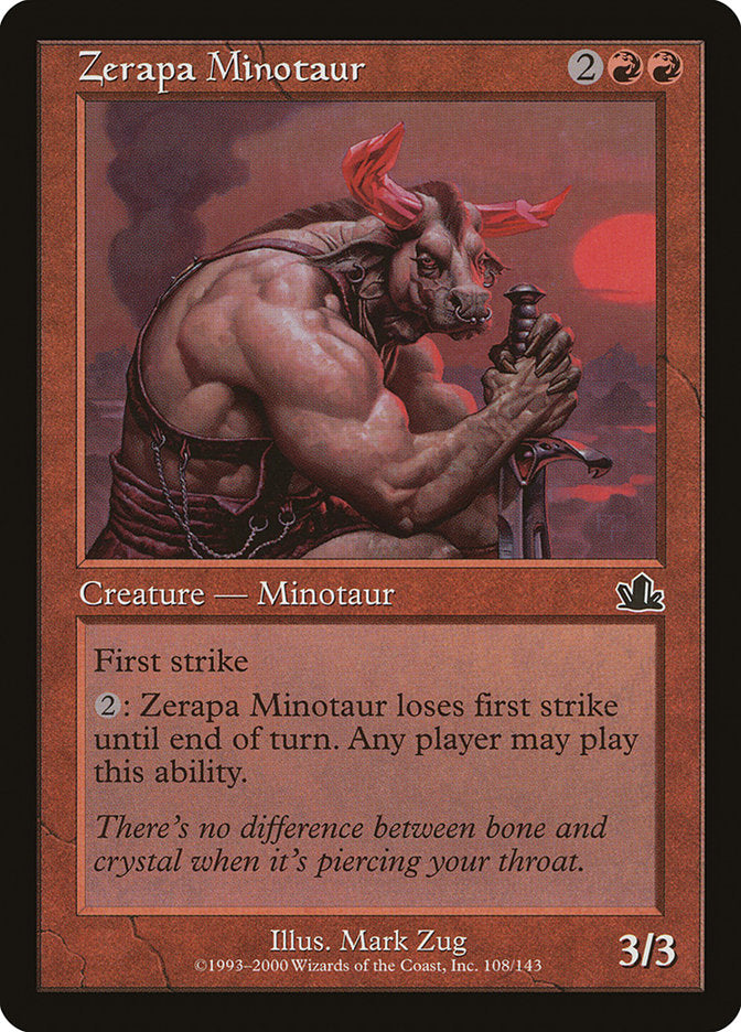 Zerapa Minotaur [Prophecy] | Game Grid - Logan