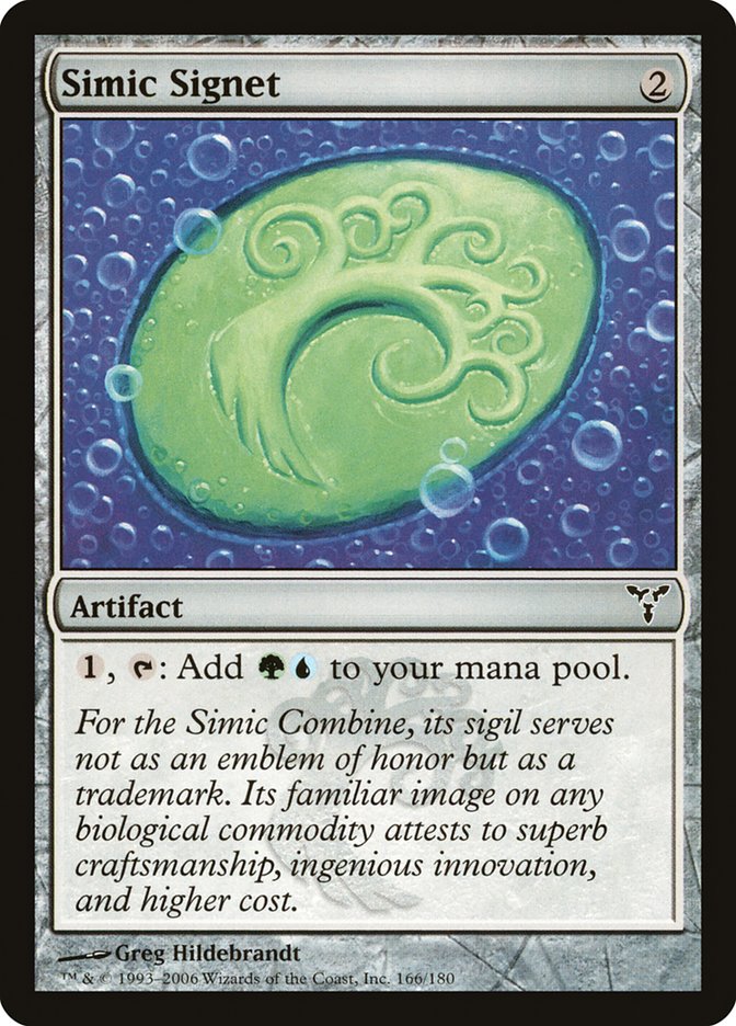 Simic Signet [Dissension] | Game Grid - Logan